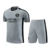 2023 New Brazil Short Sleeve Tracksuits PSGes Training Suit 22/23 Men And Kids PSGes Sportswear Football Chandal Futbol Survetement