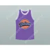 Niestandardowe dowolne nazwisko dowolna drużyna Purple 23 Space Jam Tune Squad Basketball Jersey Wszystkie zszyte rozmiar S M L XL XXL 3xl 4xl 5xl 6xl najwyższej jakości