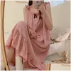 Kadın pijama kolsuz sleepshirt tatlı kız kayış yaz ev gecesi gece kadın pamuk gecesi geceleme geceliği pijamalar damla d ota56