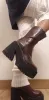 Stivali Bonjomarisa Platform Boots for Women CHUNKY CHEEL Brown Boots 2023 Autumn Inverno Fashi