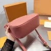 Bolsos cruzados para las axilas y hombros, bolsos con luna creciente, bolsos de croissant para mujer, bolsos pequeños, monedero de cuero genuino, flor blanca, herrajes dorados