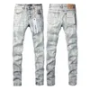 Designer Jeans Skinny Jeans Men Skinny gescheurde Biker Slim Rechte Designer Stack Fashion Mens Trend Brand Vintage Mens Jeans Designers