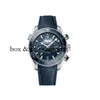 Chronograph Superclone Watch A Watches Wristwatch Luksusowy projektant mody O M E G 3A Wysphire Mirror Glass 904l S.