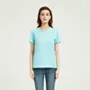 T-shirt 100% coton personnalisé, couleur changeante pour femmes, tissu sensible à la chaleur