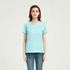 T-shirt personalizzata in tessuto sensibile al calore che cambia colore da donna. T-shirt in cotone 100%.