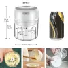 Grinders 100/250/300ml Mini USB cordless Electric Garlic Masher Press Mincer Vegetable Chili Meat Grinder Food Chopper Kitchen Tools