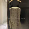 Vestido de camisola feminino de marca de moda de qualidade premium com alça de ombro e arco