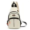 Saco 2024 moda multicolor sling peito feminino pequenas mochilas para mulheres crossbody sacos mini viagem esporte pacote de ombro