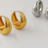 女性のためのイヤリングデザイナー925スターリングシルバーフープスタッドファッションゴールドカラー女性パーティーウェディングジュエリーパーティー