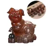 Thé animaux de compagnie couleur changeante douze accessoires pour animaux de compagnie du zodiaque décoration ensemble de résine chinoise objets décoratifs