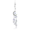 Garden Decorations Amazon Selling 2024 Moon And Stars Decor K9 Crystal Sun Catcher Wind Chimes Catchers