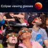 Outdoor Eyewear 5Pcs Solar Eclipse Glasses Sun Viewing Safe Shades Certified Sunglasses 4 Colours For Direct Observation Of The