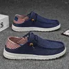 Fashion 529 Board Shoes Walking Social Large Size Original Men's Sports Canvas Casual Half Trailer 374 122