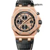 Celebrity Na rękawe Zegarek na nadgarstek AP Royal Oak Offshore 18K Rose Gold Automatyczne mechaniczne męskie zegarek 26470or Sinone Hand Luksusowy zegarek 26470or Oo A002CR.01