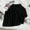 Arbeitskleider 2024 Sommer lässig zweiteiliges Set für Frauen Polokragen Kurzarmhemd Stretch Taille Minirock Mode weibliche Outfits