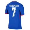 24 25 Club francés Conjuntos completos Jersey francés Jerseys de fútbol 2024 2025 GIROUD GRIEZMANN MBAPPE PAVARD Maillot de Foot Equipe Maillots Kit para niños Mujeres Hombres Camiseta de fútbol