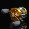 Mulinello da pesca Baitcasting interamente in metallo CL40 52 1 Freno centrifugo a mano sinistra/destra per piccole esche doppio dorato 240312