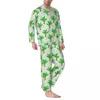 Men's Sleepwear Vector Radishes Pajama Sets Autumn Vegetable Trendy Home 2 Pieces Casual Loose Oversize Custom Suit Gift Idea