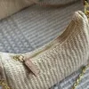 10A High Quality Luxury Mini Designers Woman Straw Bags Nylon shoulder bags Hobos Handbags Chain Purses Designer Wallet Crossbody Womens Shoulder Bags Dhgate Bags
