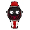 Orologi da polso Breitl per uomo Orologi da clown da uomo Orologio al quarzo a tre aghi Orologio di marca di lusso di alta qualità con funzione calendario Cinturino in gomma Super Fashion