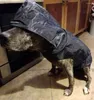 Vêtements de chien réfléchissant grand imperméable pour animaux de compagnie petite capuche imperméable et coupe-vent vêtements de toutes tailles