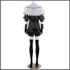 cosplay Costumi anime Lustrous Phosphate Silicon Land 3.5 Gioco di ruolo Dai on Phosphate Silicon Wig Black Lace Shl Uniform Womens Carnival SetC24321