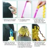 الأدوات 28pcs DIY Magic Hair Cerlers Set 30 45 50 65cm تصفيفة الشعر المحمولة عصي العصي