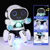 Muziek LED 6 Klauwen Octopus Robot Verjaardag Kinderen Dans Robots Cadeau Speelgoed voor Kinderen Vroeg Onderwijs Baby Speelgoed Jongens Meisjes 240321