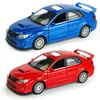 1 36 Subaru Impreza WRX sti diecastモデル自動車の車モデル合金車両Gld3 Coche Toys for Children 240306