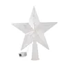 Christmas Decorations 15cm Decoration Transparent Luminous Tree Top Light Star Colored Warm Z0d1