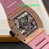 RM Watch Zeitlose Uhr Zeitmesser Rm57-03 Original Diamant Roségold Kristall Drache Limited Edition Freizeit RM5703