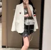 giacca blazer da donna firmata donna designer di lusso T lettere primavera nuovi top rilasciati bianco nero