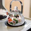 Dinnerware Sets Enamel Pot Kettle Retro Water Vintage Tea Japanese-style For Loose Kettles Stovetop Serving