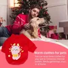 Vêtements pour chiens Sweat-shirt pour animaux de compagnie Veste douce mignonne d'hiver doit avoir un pull pour chat Chinchilla Marche quotidienne