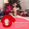 Köpek giyim evcil hayvan sweatshirt sevimli yumuşak ceket kış, cat chinchilla günlük yürüyüş için süveter olmalı