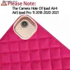 Tablet PC Cases Bags Funda Case For iPad 10.2 Air4 Air5 10th Gen iPad Air1 Air2 9.7 Pro10.5 Pro11 Lambskin Stand Smart Case för iPad 5th 6th Geny240321Y240321