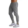 Herrenhose, einfarbig, lässig, Slim-Fit-Trainingsanzug, sportlich, männlich, Fitnessstudio, Baumwolle, Skinny Jogger, Sweathose