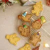 Baking Moulds Cute Animals Carnival Cookies Stamps And Cutters Cartoon Squirrel/Bear/Duck/Pigeon Biscuit Molds Fondant Cake Decor Tools