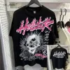 Hellstar T-Shirt Erkek Kadın Tasarımcıları Kısa Kollu Moda Tees Sokak Mektubu Baskı Hip Hop Üstleri Tişörtler Yaz Hellstars Giysileri 1961