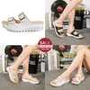 NEW double-breasted casual women's sandals wear casual shoes outside the home Sandals Slipper GAI Size 35-42