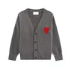 Paris Designer Mens tröja Ny Amis de Coeur Macaron Love Jacquard Cardigan för män och kvinnor IP4O