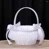 Party Decoration Innovative Hand Flower Basket Strong Load-bearing Romantic Wedding Bridesmaid Decorative