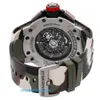 Reloj de pulsera informal Reloj de pulsera unisex RM RM60-01 Flyback automático 50 mm Reloj con correa de titanio para hombre RM60-01