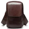 Bag Genuine Leather Shoulder Men Messenger Bags Small Casual Flap Zipper Design Male CrossBody Phone Pocket