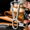 Tools Titanium Alloy Key Ring Hang Outdoor EDC Tool Keychain Titanium Pocket Camping Hiking Carabiner Holder with Gift Box