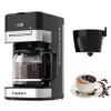 Empstorm 12 Cup Programmable Maker -1000W Fast Brew Coffee Hine Glass Jarra, Auto Shut Off4 horas Keep Warm, Anti Drip System, Strong Brew, Black com