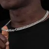 Collana con pendente con nome a catena cubana con diamante Moissanite Lab ghiacciato in oro reale S 9K 14K di fabbrica di gioielli