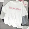 تي شيرت المرأة كيف تحب الملابس kpop tshirt tshirt السيدات kawaii harajuku lovesick فتيات طباعة قصيرة الأكمام خمر y2k drop de otka3