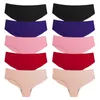 Culotte Femme WarmSteps 10pcs / lot Sous-vêtements Ensemble Femme Fitness Intime 10 Pièces Slips Sous-vêtements Glace Soie Sans Soudure Lingerie Féminine