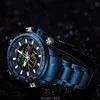 Naviforce 9093 Lüks Erkek Chrono Sport Watch Marka Marka Su Geçirmez El Arka Işığı Dijital Bilek Saatleri Krontaj Saati